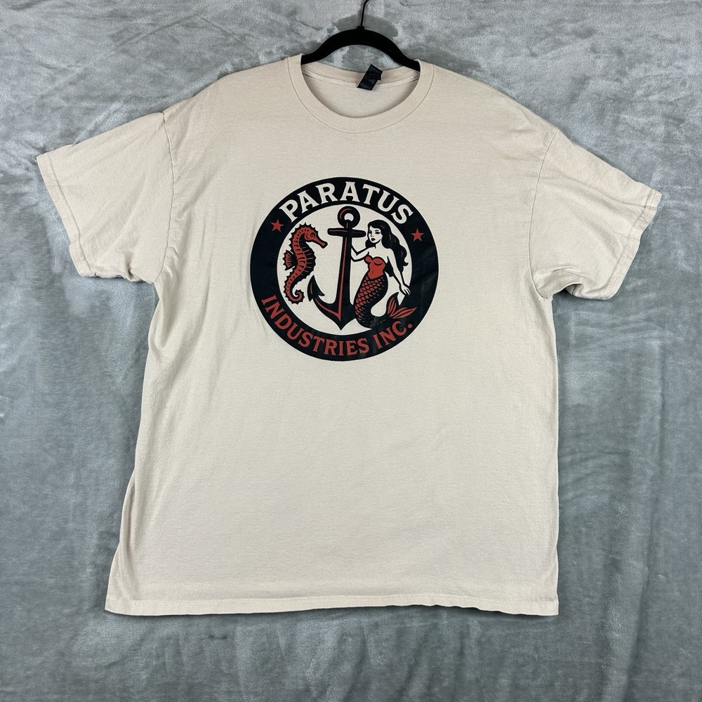 Paratus Industries Inc. T-Shirt Women's XL Beige Graphic Print
